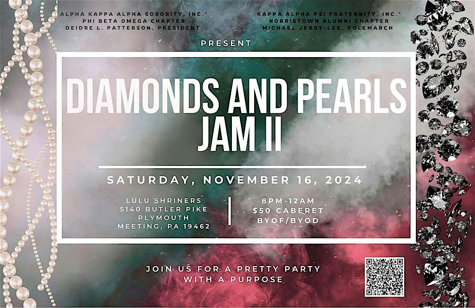 Diamonds & Pearls Jam Flyer